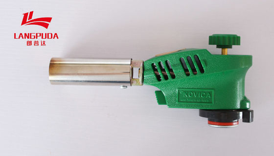 緑の野生のキャンプの携帯用フレーム ガン、16cmの自動ガスのトーチ